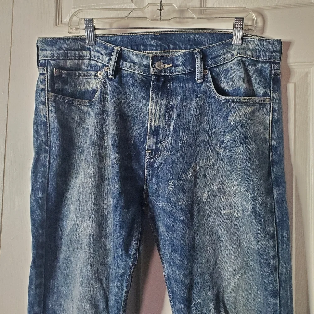 Levi's 510 Denim Blue Jeans Straight Leg 36x32